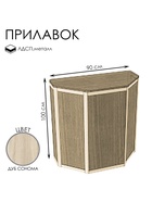 Прилавок трапеция «ТР», 90×50×100 см, ЛДСП, цвет дуб сонома  (артикул 9846807)  большой выбор товаров оптом и в розницу по низким ценам с доставкой