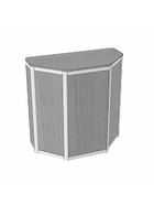 Прилавок трапеция «Тр дв», 100×50×90 см, ЛДСП, белый 9846809