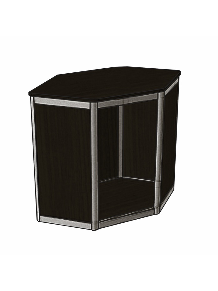 

Прилавок У6, 800×800×900, ЛДСП, цвет венге