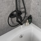 Душевая система Milardo Rora RORBL4FM06, тропический душ, душевой набор, латунь, черный - Фото 3