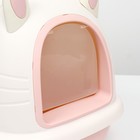 Туалет-домик со съемной подставкой под совок, 50 х 40 х 41 см, розовый - фото 9327135