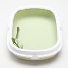 Туалет с бортом 40×34×11 см, зелёный - Фото 6