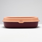 Туалет с бортом 40×34×11 см, бордовый - Фото 5