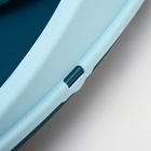 Туалет с бортом, 46×35×18 см, пластик, голубой - Фото 7