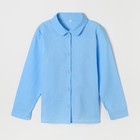 Блузка для девочки, цвет голубой, рост 122 см - фото 10766611