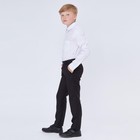 Школьная рубашка для мальчика, цвет белый, рост 170 см - Фото 6