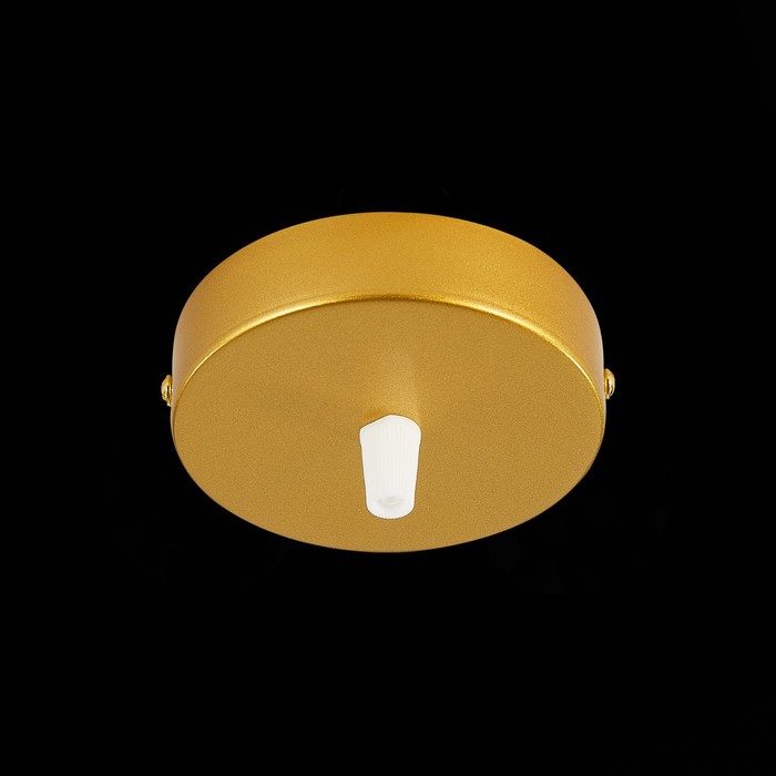 Потолочное крепление на 1 лампу (круглое) St Luce. SL001.203.01. Sl001, 10х10х2 см, цвет золотистый - фото 1885695754