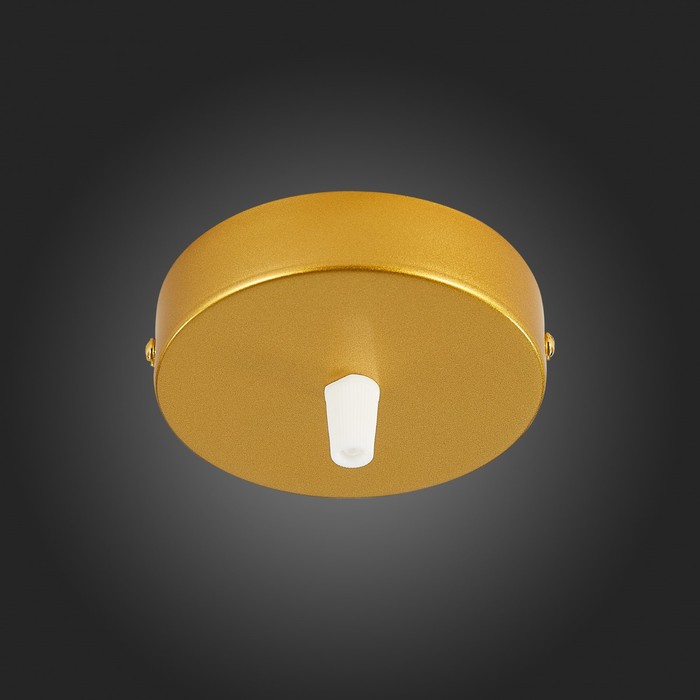 Потолочное крепление на 1 лампу (круглое) St Luce. SL001.203.01. Sl001, 10х10х2 см, цвет золотистый - фото 1885695755
