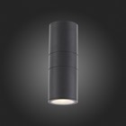 Светильник уличный настенный St Luce. SL074.401.02. Tubo2. 2х8 Вт, LED, 4000K, 8,9х25 см, цвет чёрный - Фото 8