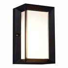 Светильник уличный настенный St Luce. SL077.411.01. Cubista. 1х6 Вт, LED, 3000K, 240 Lm, 13х22 см, цвет чёрный - фото 4231576