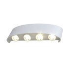 Светильник уличный настенный St Luce. SL089.501.08. Bisello. 8х1 Вт, LED, 4000K, 510 Lm, 22х9 см, цвет белый кварцевый - Фото 15