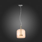 Светильник подвесной St Luce. SL1053.273.01. Palochino. 1х6 Вт, LED, 3000K, 286 Lm, 23х23х40 см, цвет золотистый - Фото 6