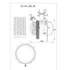 Люстра потолочная St Luce. SL1101.202.06. Dolcima. 6х40 Вт, E14, 58х58х30 см, цвет шампань - Фото 10