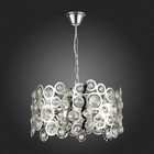 Светильник подвесной St Luce. SL1103.103.08. Letina. 8х60 Вт, E14, 50х50х50 см, цвет хром - Фото 3