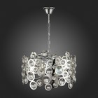 Светильник подвесной St Luce. SL1103.103.08. Letina. 8х60 Вт, E14, 50х50х50 см, цвет хром - Фото 11