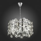 Светильник подвесной St Luce. SL1103.103.08. Letina. 8х60 Вт, E14, 50х50х50 см, цвет хром - Фото 8