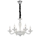 Люстра подвесная St Luce. SL1112.503.06. Serenatta. 6х40 Вт, E14, 62х62х50 см, цвет хром, белый - фото 4474497