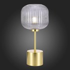 Прикроватная лампа St Luce. SL1154.304.01. Gran. 1х60 Вт, E27, 20х20х44 см, цвет латунь - Фото 3