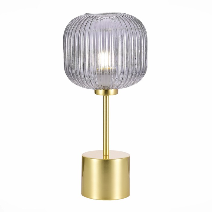 Прикроватная лампа St Luce. SL1154.304.01. Gran. 1х60 Вт, E27, 20х20х44 см, цвет латунь - фото 1919619021