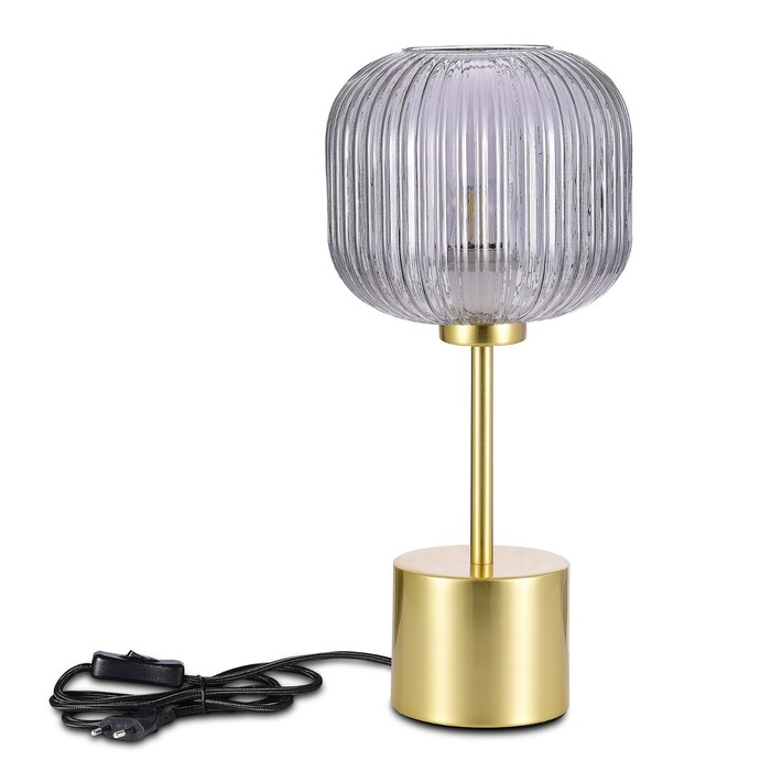 Прикроватная лампа St Luce. SL1154.304.01. Gran. 1х60 Вт, E27, 20х20х44 см, цвет латунь - Фото 1