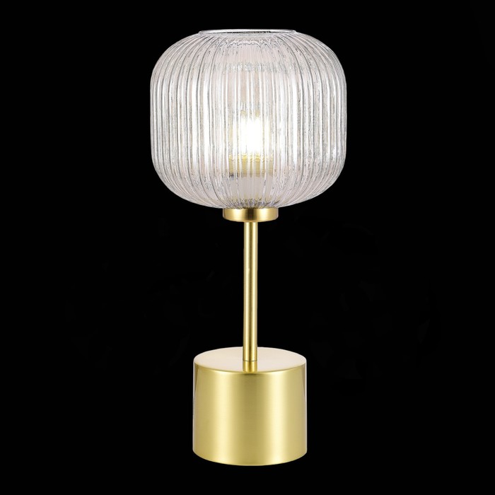 Прикроватная лампа St Luce. SL1154.314.01. Gran. 1х60 Вт, E27, 20х20х44 см, цвет латунь - фото 1919619034