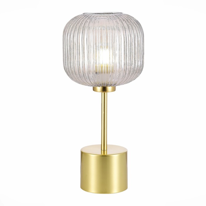 Прикроватная лампа St Luce. SL1154.314.01. Gran. 1х60 Вт, E27, 20х20х44 см, цвет латунь - фото 1919619036