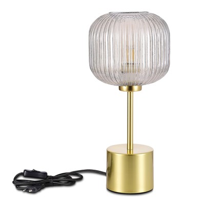 Прикроватная лампа St Luce. SL1154.314.01. Gran. 1х60 Вт, E27, 20х20х44 см, цвет латунь
