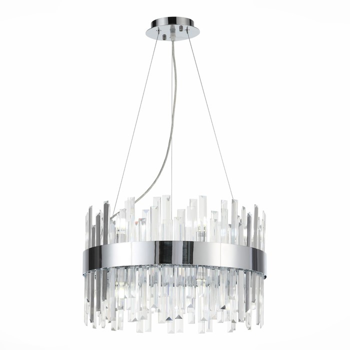 Люстра подвесная St Luce. SL1160.103.12. Bafo. 12х5 Вт, G9, 4000K, 50х50х42 см, цвет хром - Фото 1