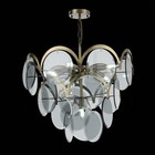 Люстра подвесная St Luce. SL1161.373.09. Fazia. 9х60 Вт, E14, 60х60х45 см, цвет бронза - Фото 2