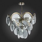 Люстра подвесная St Luce. SL1161.373.09. Fazia. 9х60 Вт, E14, 60х60х45 см, цвет бронза - Фото 3