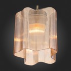 Подвес St Luce. SL117.303.01. Onde. 1х60 Вт, E27, 19х19 см, цвет бронзовый - Фото 3