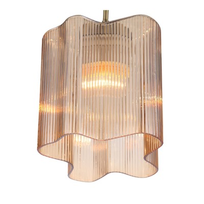 Подвес St Luce. SL117.303.01. Onde. 1х60 Вт, E27, 19х19 см, цвет бронзовый