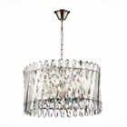 Люстра подвесная St Luce. SL1170.103.06. Fabio. 6х40 Вт, E14, 50х50х29 см, цвет никель - Фото 4