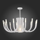 Люстра потолочная St Luce. SL1173.502.13. Pafe. 13х5+60 Вт, G4/E27, 82х82х64 см, цвет белый - Фото 3