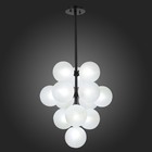 Люстра подвесная St Luce. SL1184.413.13. Todo. 13х5 Вт, G9, 4000K, 50х50х59 см, цвет чёрный - Фото 3