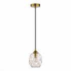 Подвес St Luce. SL1188.303.01. Idesia. 1х40 Вт, E14, 15х15х20,5 см, цвет латунь 9839152 - фото 313279446