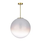 Светильник потолочный E27, 1x60W, 57,5x35 см, цвет золотистый, прозрачно-белый - фото 4118494