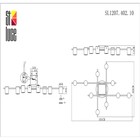 Светильник потолочный St Luce. SL1207.402.10. Veroli. 10х7 Вт, GU10, 101х65х11 см, цвет чёрный - Фото 10