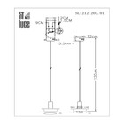 Подвес St Luce. SL1212.203.01. Oltarno. 1х12 Вт, LED, 3000K, 900 Lm, 20х20х15 см, цвет латунь - Фото 6