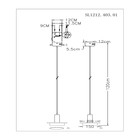 Подвес St Luce. SL1212.403.01. Oltarno. 1х12 Вт, LED, 3000K, 900 Lm, 20х20х15 см, цвет чёрный - Фото 2