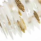 Люстра подвесная St Luce. SL1224.203.10. Lastra. 10х60 Вт, E14, 80х80х30 см, цвет золотистый - Фото 12