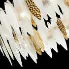 Люстра подвесная St Luce. SL1224.203.10. Lastra. 10х60 Вт, E14, 80х80х30 см, цвет золотистый - Фото 10