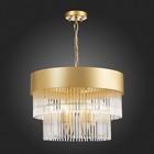 Люстра подвесная St Luce. SL1225.203.06. Contatto. 6х40 Вт, E14, 50х50х35 см, цвет золотистый - Фото 3