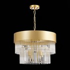 Люстра подвесная St Luce. SL1225.203.06. Contatto. 6х40 Вт, E14, 50х50х35 см, цвет золотистый - Фото 5