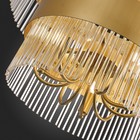 Люстра подвесная St Luce. SL1225.203.09. Contatto. 9х40 Вт, E14, 60х60х43 см, цвет золотистый - Фото 11