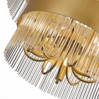 Люстра подвесная St Luce. SL1225.203.09. Contatto. 9х40 Вт, E14, 60х60х43 см, цвет золотистый - Фото 12