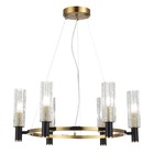 Люстра подвесная St Luce. SL1238.303.06. Casali. 6х40 Вт, E14, 57,8х57,8х23,7 см, цвет латунь - Фото 4