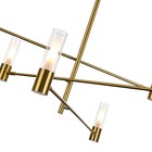 Люстра потолочная St Luce. SL1239.303.06. Vitra. 6х5 Вт, G9, 4000K, 115х115х93 см, цвет латунь - Фото 5