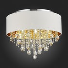 Светильник потолочный St Luce. SL1350.502.06. Lacchia. 6х40 Вт, E14, 50х50х42,5 см, цвет хром - Фото 3