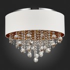 Светильник потолочный St Luce. SL1350.502.06. Lacchia. 6х40 Вт, E14, 50х50х42,5 см, цвет хром - Фото 5